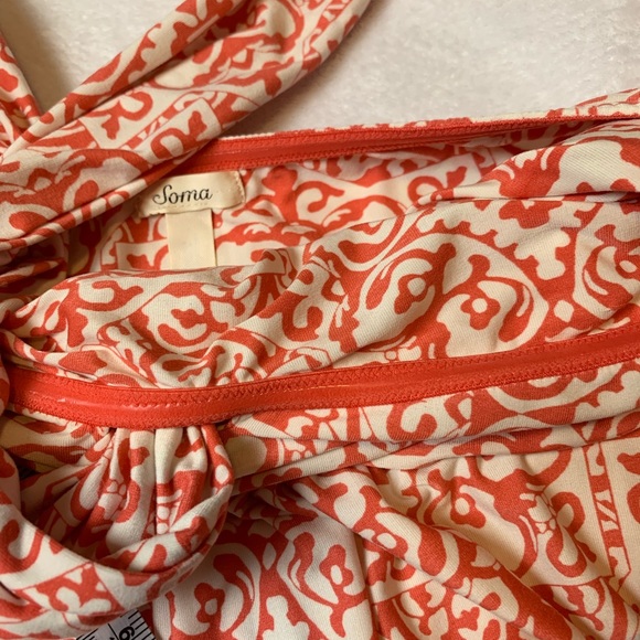 Soma Halter Tie Dress Medium - Picture 6 of 7